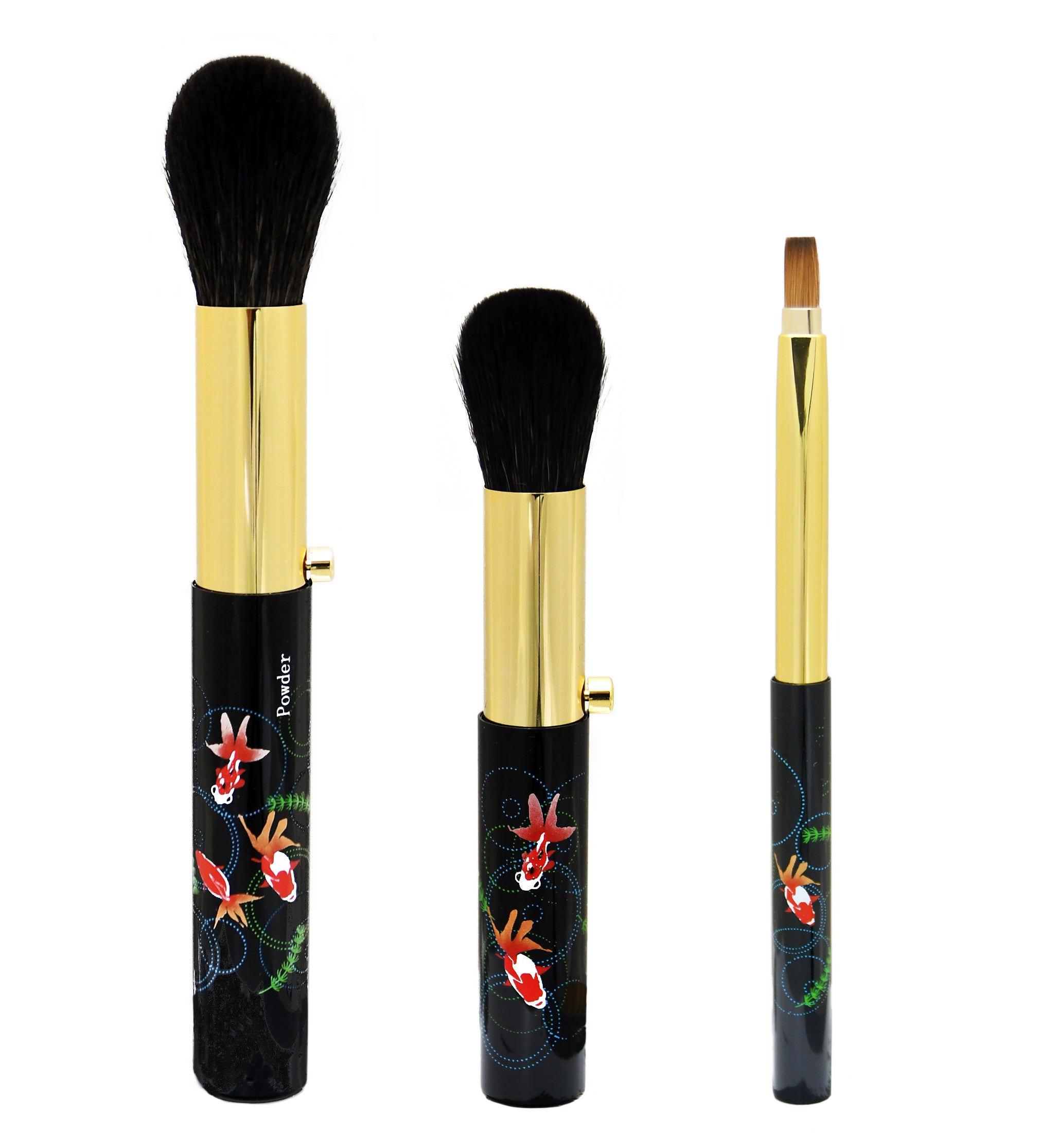 Kumanofude Portable High-quality Makeup Brush Set with Makie